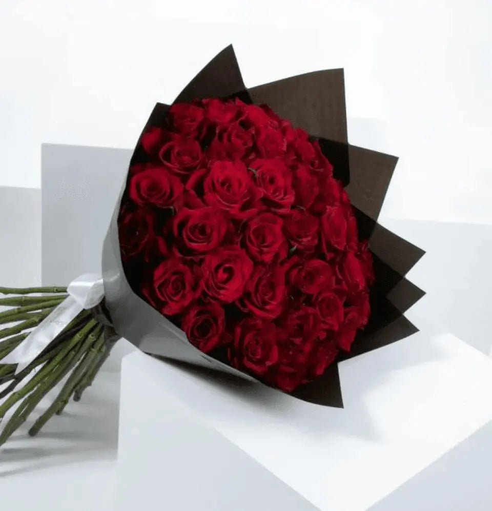 50 Red Roses Bouquet Goshen Flower