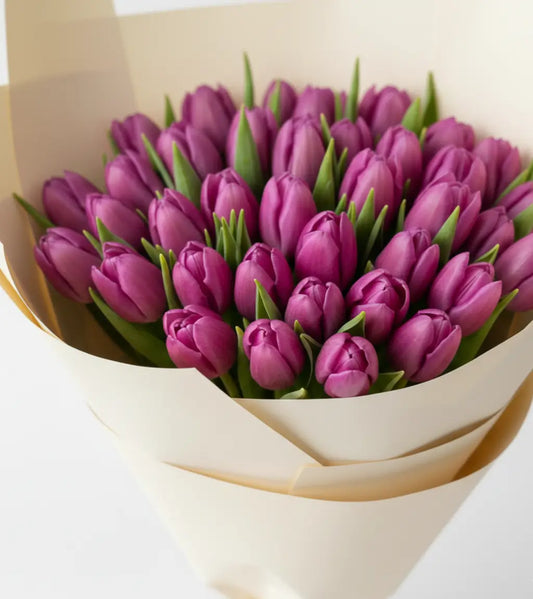 Purple Tulips Bouquet
