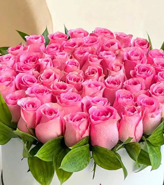 Pink Roses Box Goshen Flower