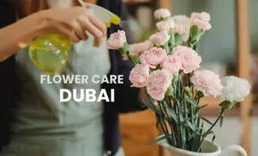 Flower care UAE guide – fresh bouquet in vase with tips to make flowers last longer in Dubai heat