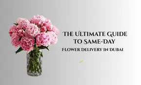 Same day flower delivery in Dubai Marina with fresh roses and lilies bouquet