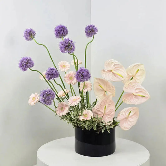 Anthurium box is the best flowers for an anniversary prepared by the best florist Dubai 