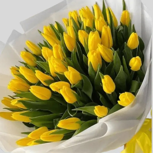 Yellow Tulips Bouquet Goshen Flower