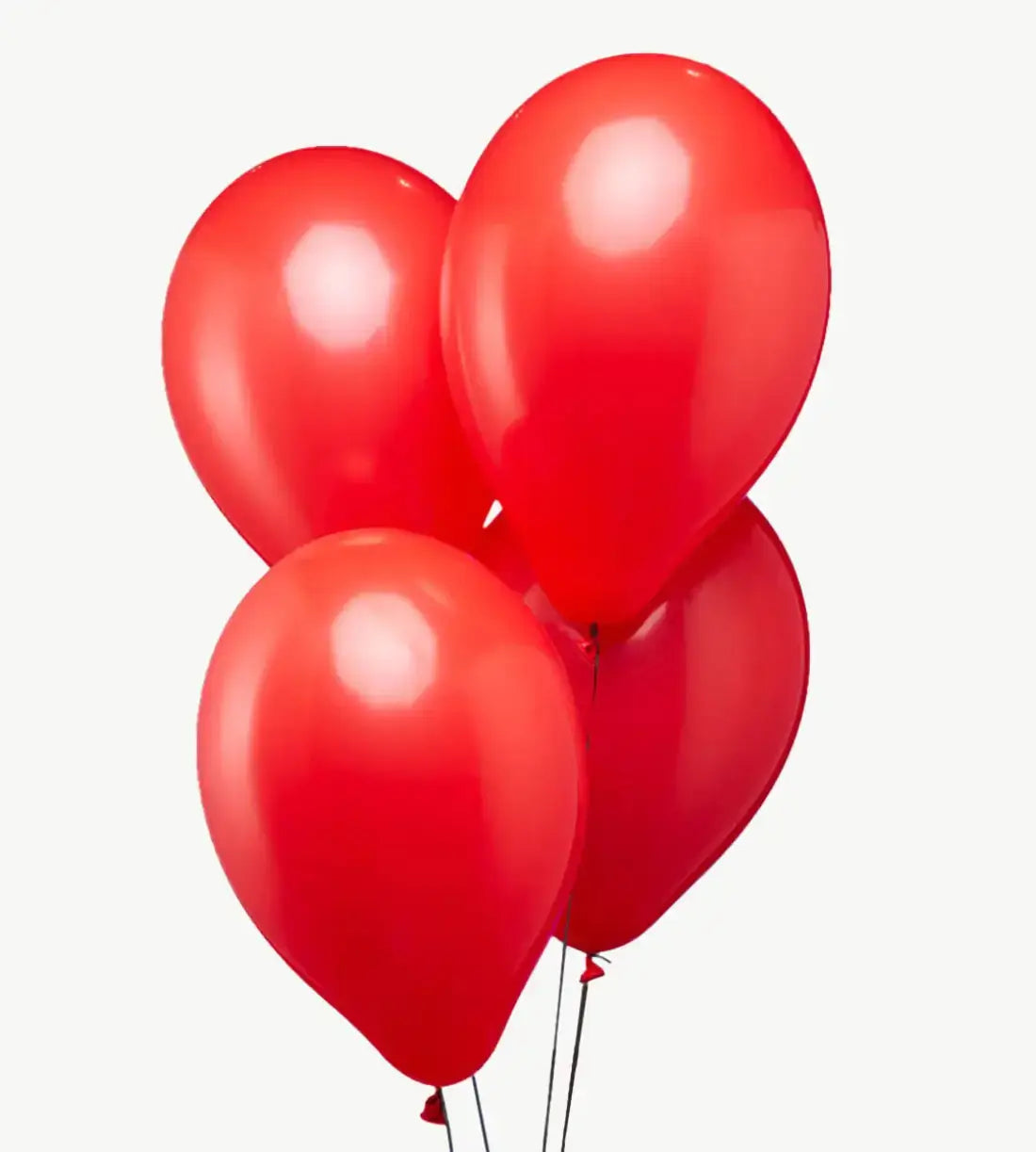 Red Rubber Balloons Dubai Goshen Flower