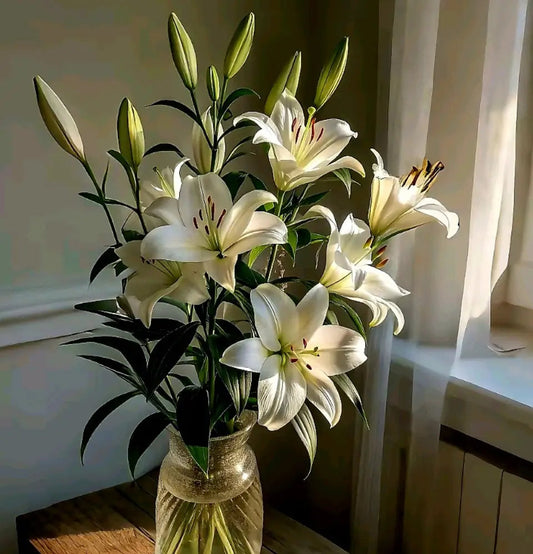 White Lily Bouquet Goshen Flower